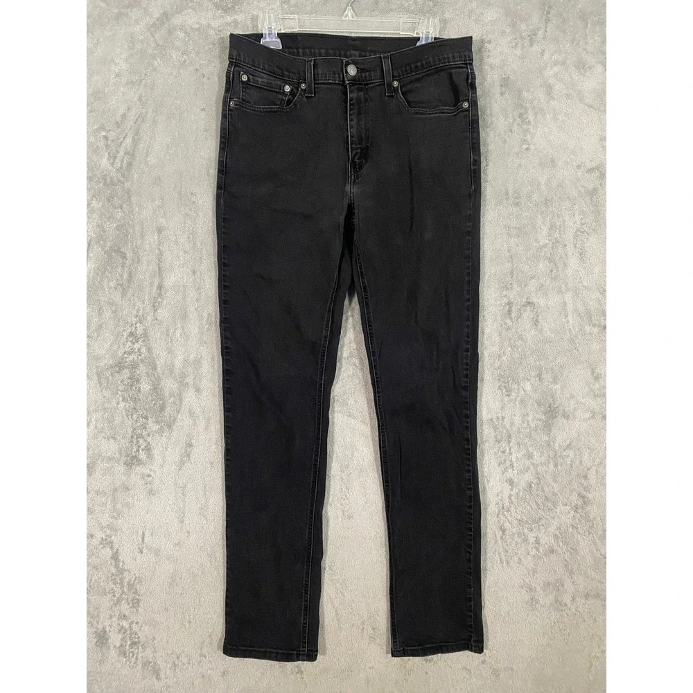 Levi's Jeans 32x36 Black 541 Athletic Taper Stretch WaterLess Denim Streetwear